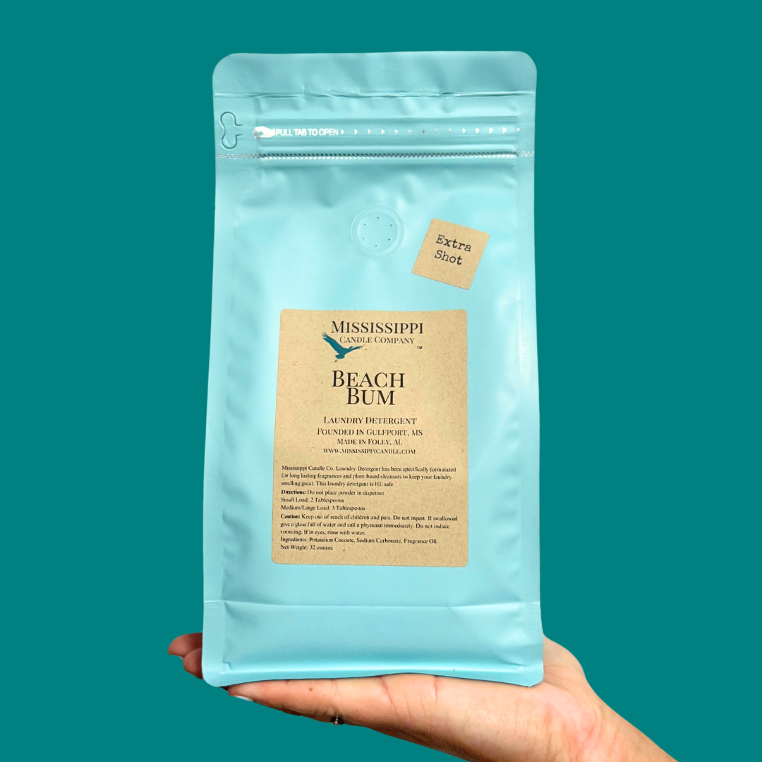 Powder Laundry Detergent with an Extra Shot