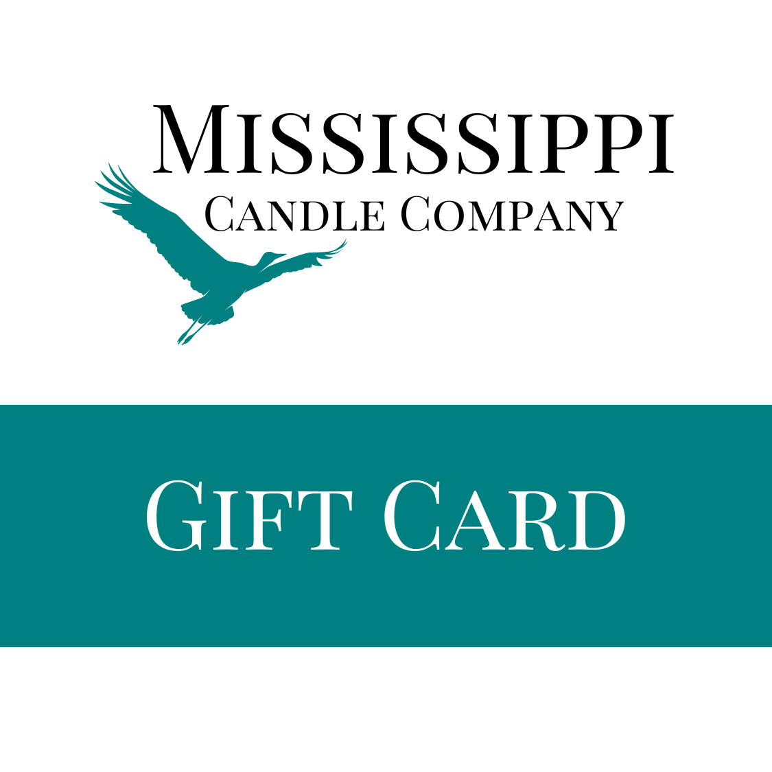 Mississippi Candle Gift Card