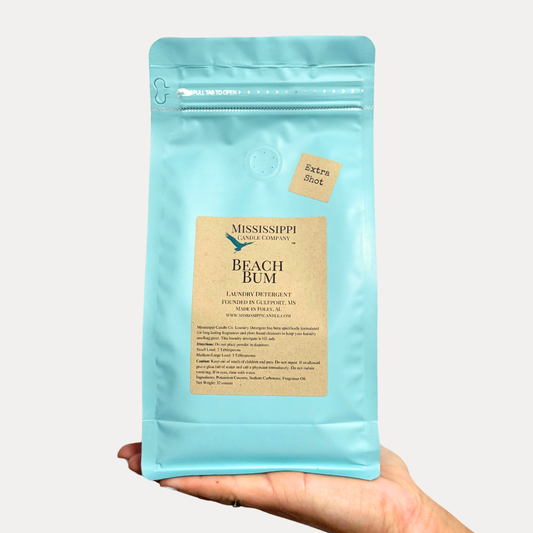 Powder Laundry Detergent with an Extra Shot (Will be back in the Fall when we move into our new warehouse)