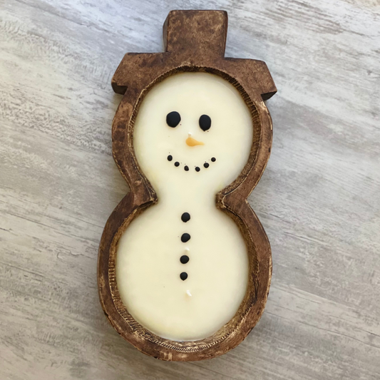 **PRE-ORDER** Snowman Dough Bowl Carrot Nose